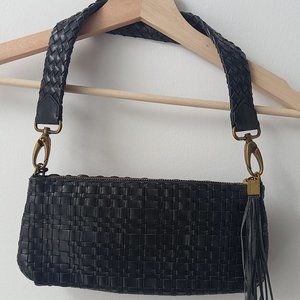 Elliott Lucca Women Leather Black Shoulder Bag